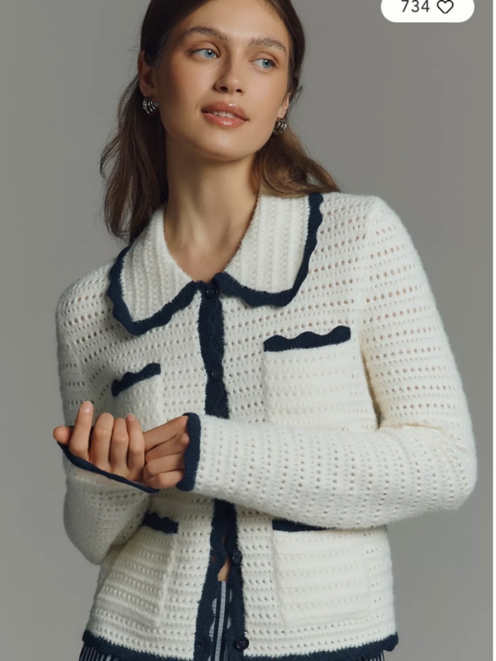 NWT Anthropologie Knit Cardigan